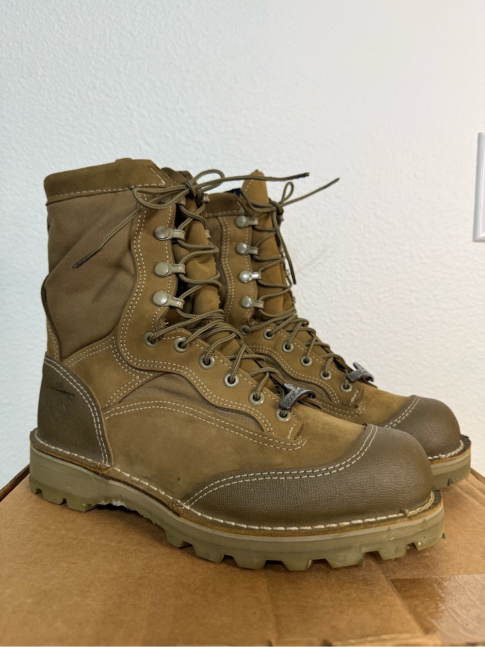Bates E29502A USMC RAT Combat Boots Men’s 8W Brown Military Hot Weather